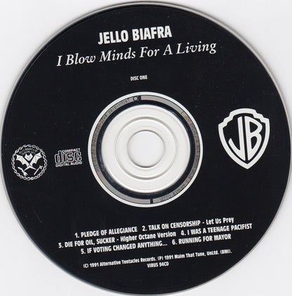 Jello Biafra : I Blow Minds For A Living (Album,Reissue)