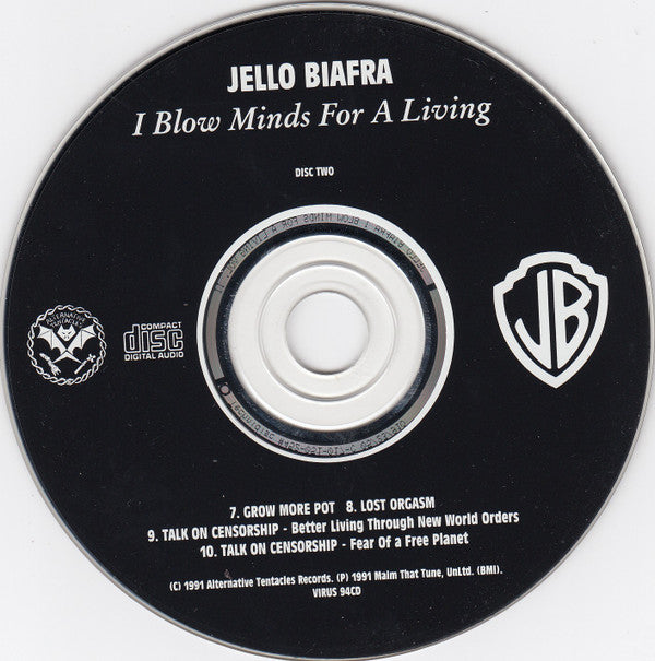 Jello Biafra : I Blow Minds For A Living (Album,Reissue)