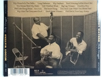 Muddy Waters : Folk Singer (Album,Reissue,Remastered)