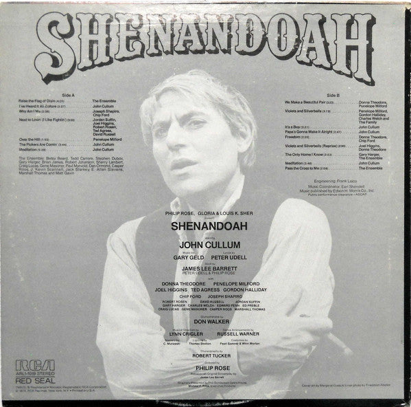 John Cullum And Various : Shenandoah (LP,Album)