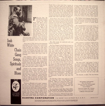 Josh White : Chain Gang Songs (LP,Mono)