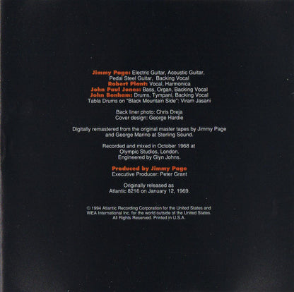 Led Zeppelin : Led Zeppelin (Album,Reissue,Remastered)