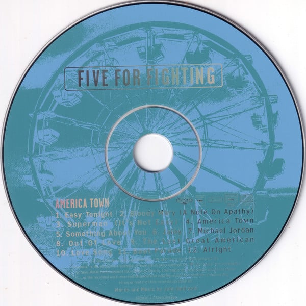 Five For Fighting : America Town (Album)