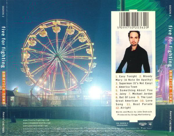 Five For Fighting : America Town (Album)