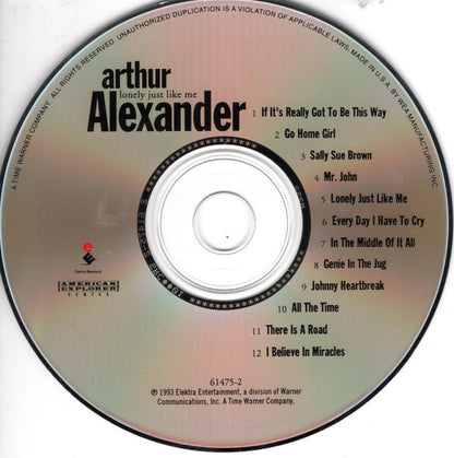 Arthur Alexander : Lonely Just Like Me (Album)