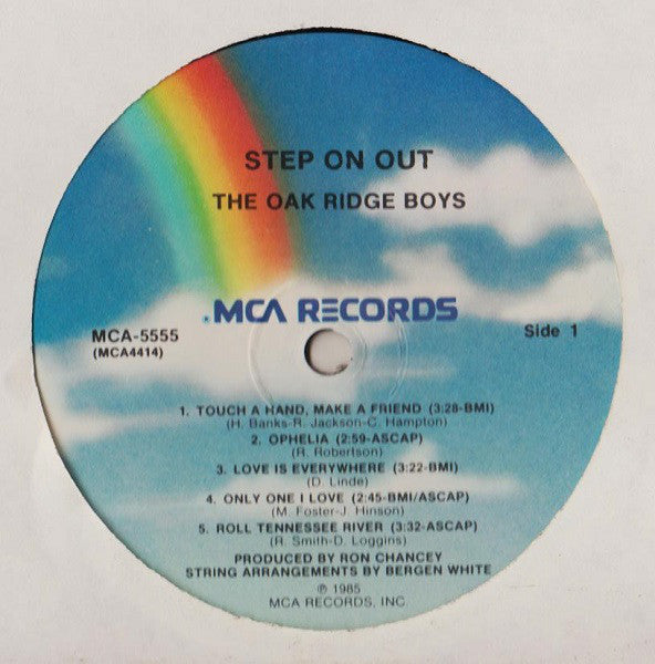 Oak Ridge Boys, The : Step On Out (LP,Album,Stereo)