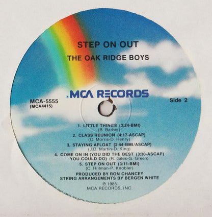 Oak Ridge Boys, The : Step On Out (LP,Album,Stereo)