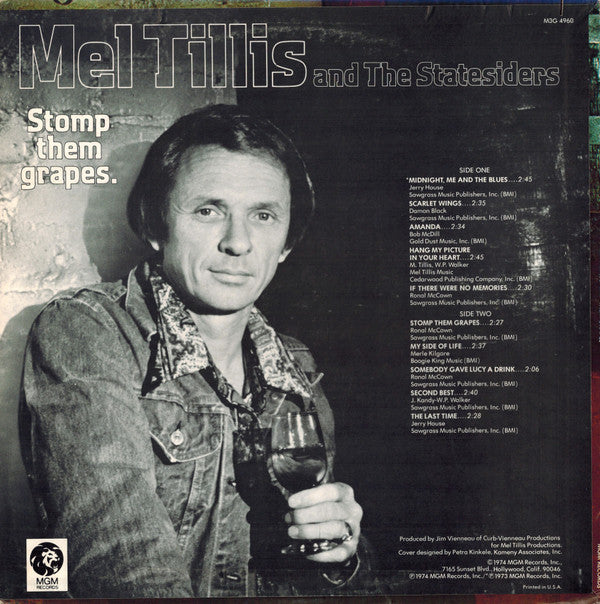 Mel Tillis And Statesiders (2), The : Stomp Them Grapes (LP)