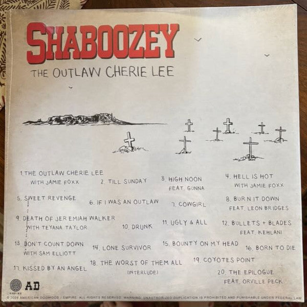 Shaboozey : The Outlaw Cherie Lee & Other Western Tales (LP,Stereo)