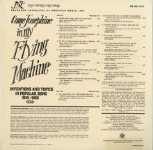 Various : Come Josephine In My Flying Machine: Inventions And Topics In Popular Song 1910-1929 (LP,Compilation)