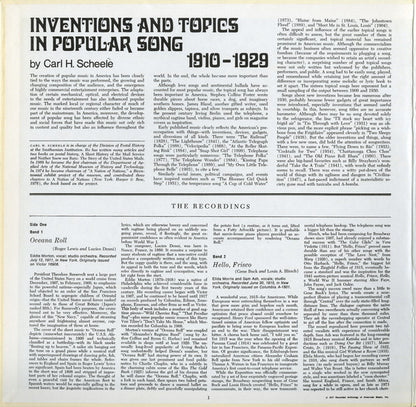 Various : Come Josephine In My Flying Machine: Inventions And Topics In Popular Song 1910-1929 (LP,Compilation)