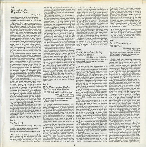 Various : Come Josephine In My Flying Machine: Inventions And Topics In Popular Song 1910-1929 (LP,Compilation)