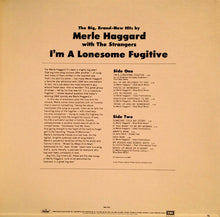 Merle Haggard And Strangers (5), The : I'm A Lonesome Fugitive (LP,Reissue)