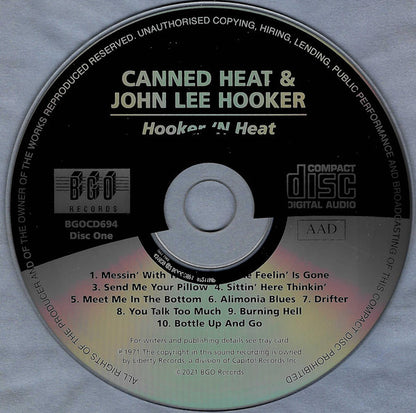 Canned Heat & John Lee Hooker : Hooker 'N Heat (Album,Reissue,Remastered)