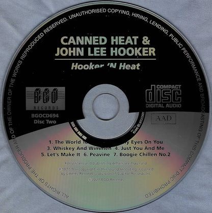 Canned Heat & John Lee Hooker : Hooker 'N Heat (Album,Reissue,Remastered)