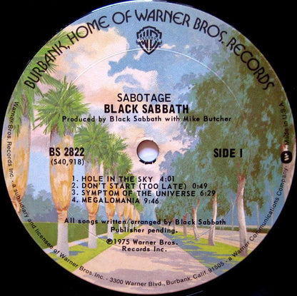 Black Sabbath : Sabotage (LP,Album)
