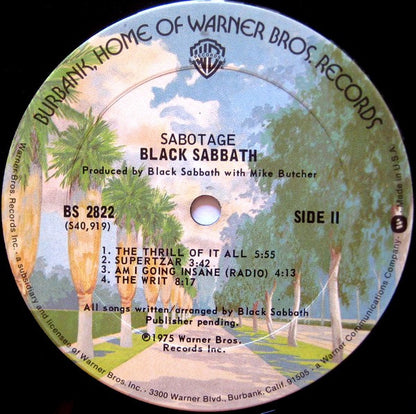 Black Sabbath : Sabotage (LP,Album)