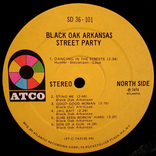 Black Oak Arkansas : Street Party (LP,Album)