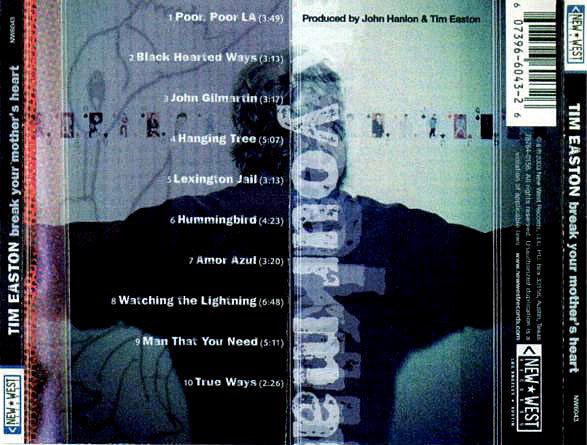 Tim Easton : Break Your Mother's Heart (Album)