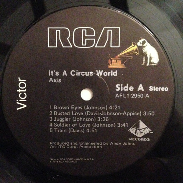 Axis (10) : It's A Circus World (LP,Album,Stereo)