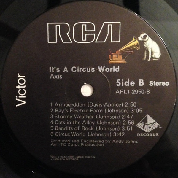 Axis (10) : It's A Circus World (LP,Album,Stereo)