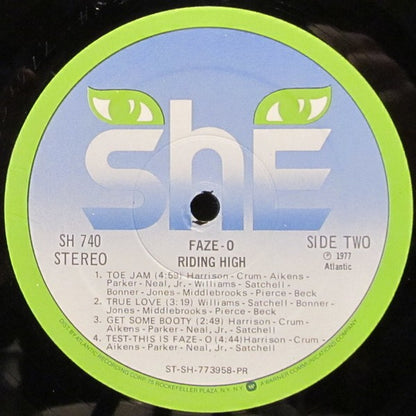 Faze-O : Riding High (LP,Album,Stereo)