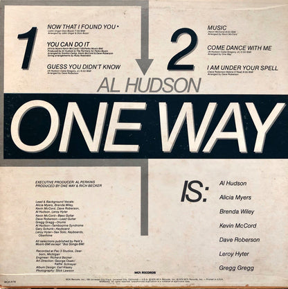 One Way Featuring Al Hudson : One Way Featuring Al Hudson (LP,Album)