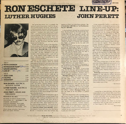 Ron Escheté : Line-Up (LP,Album,Promo)