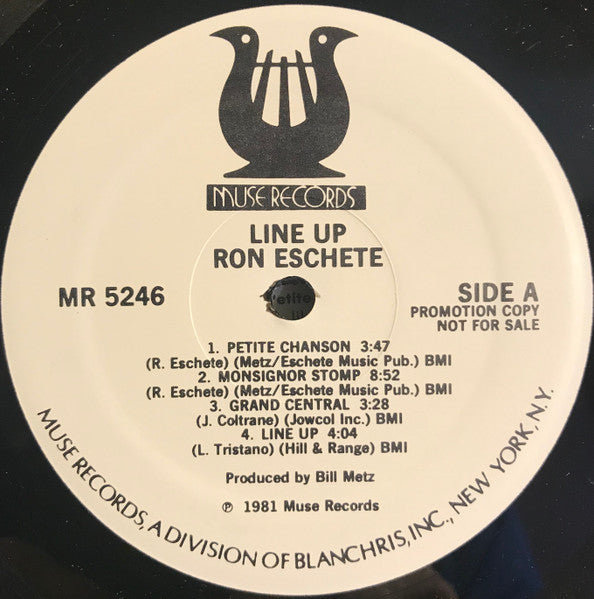 Ron Escheté : Line-Up (LP,Album,Promo)