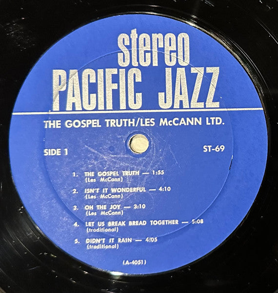 Les McCann Ltd. : The Gospel Truth (LP,Album,Stereo)
