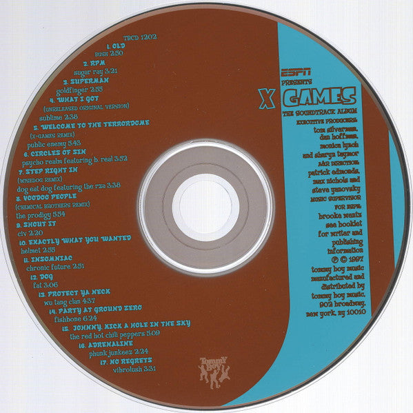 Various : ESPN Presents X Games (The Soundtrack Album) (Compilation)