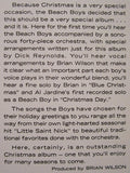 Beach Boys, The : The Beach Boys' Christmas Album (LP,Album,Reissue)