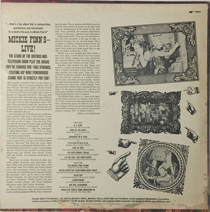 Fred E. Finn And The Entire Mickie Finn's Television Cast : Mickie Finn's - America's No. 1 Speakeasy (LP,Stereo)