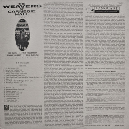 Weavers, The : The Weavers At Carnegie Hall, Vol. 2 (LP,Mono)