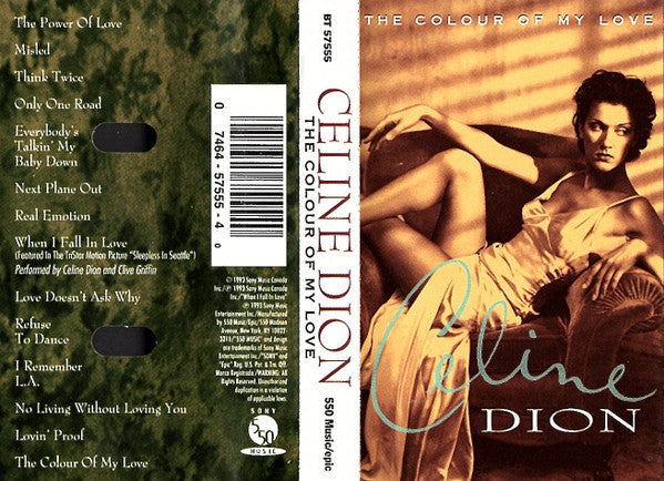 Céline Dion : The Colour Of My Love (Album)