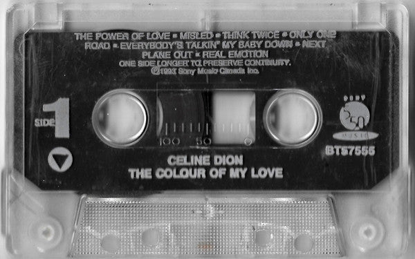 Céline Dion : The Colour Of My Love (Album)