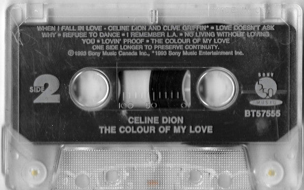 Céline Dion : The Colour Of My Love (Album)