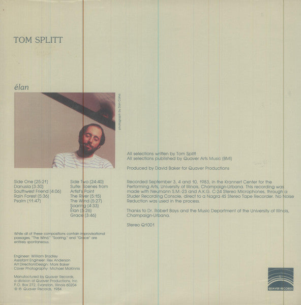 Tom Splitt : Élan (LP)