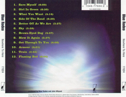 Blue Rodeo : Nowhere To Here (Album)