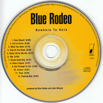 Blue Rodeo : Nowhere To Here (Album)