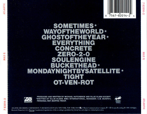 Max Q : Max Q (Album)