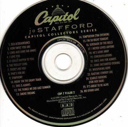 Jo Stafford : Capitol Collectors Series (Compilation,Remastered)