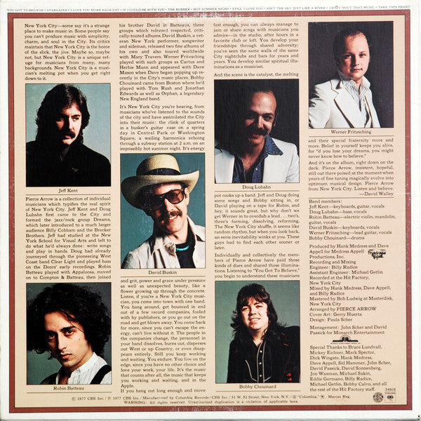 Pierce Arrow : Pierce Arrow (LP,Album)