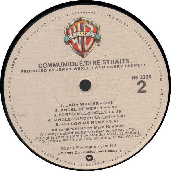 Dire Straits : Communiqué (LP,Album,Stereo)