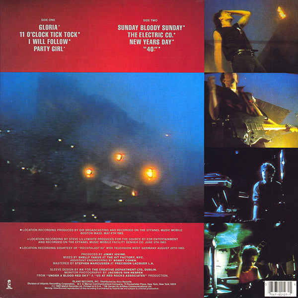 U2 : Live "Under A Blood Red Sky" (LP,Mini-Album)