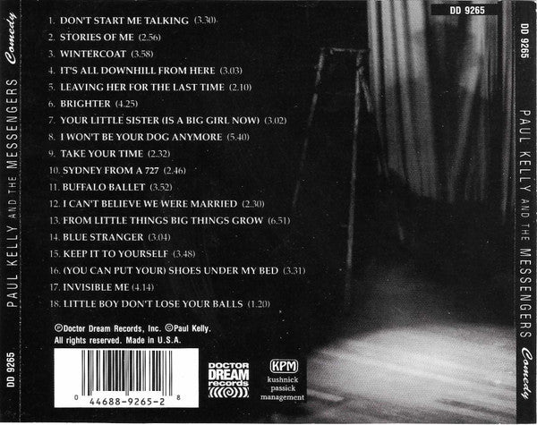 Paul Kelly And The Messengers : Comedy (Album)