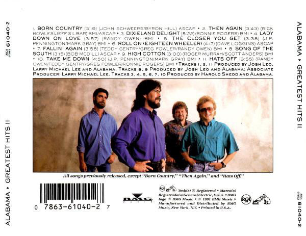 Alabama : Greatest Hits II (Compilation)