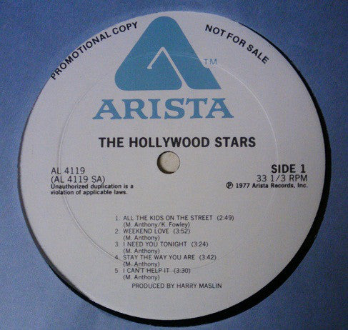 Hollywood Stars, The : The Hollywood Stars (LP,Album,Promo)