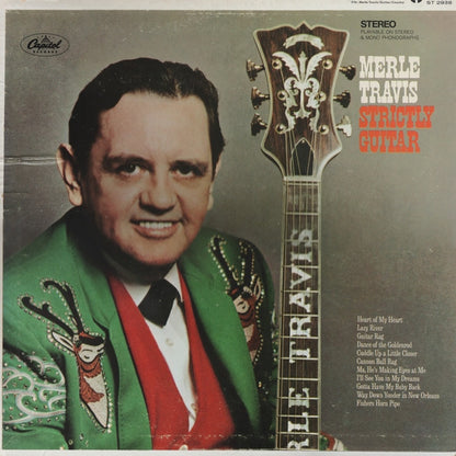 Merle Travis : Strictly Guitar (LP,Album,Stereo)