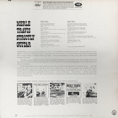 Merle Travis : Strictly Guitar (LP,Album,Stereo)